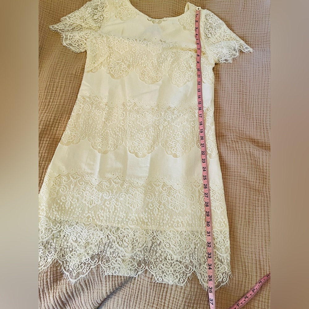 😍 NWT Sundance Northern Sky Short Sleeve Midi Dress. Medium. Lovely! - Picture 5 of 10